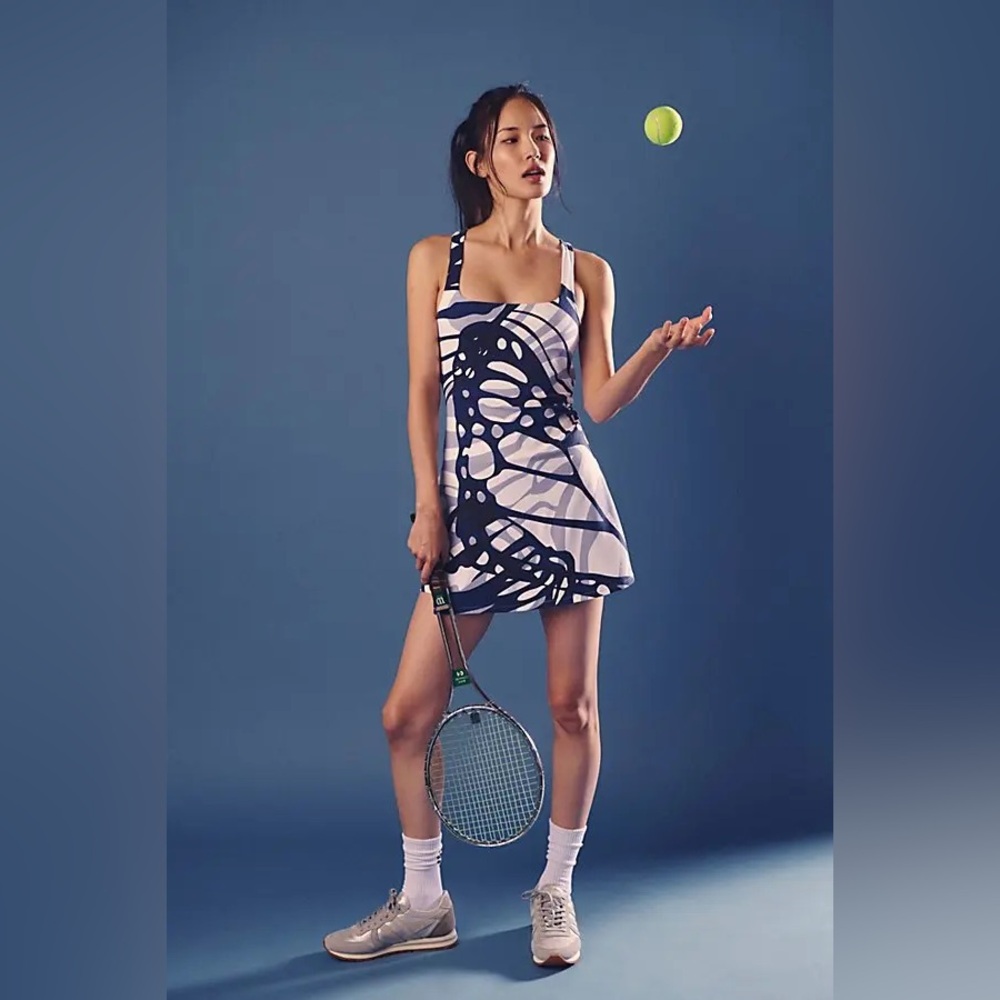 Free people never better butterfly printed dress